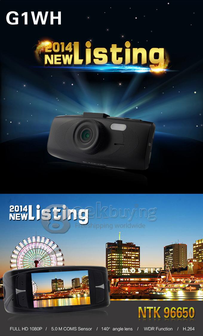 [UK Stock]G1WH-T Novatek 96650 1080P H.264 2.7