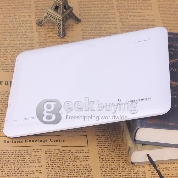 Colorfly CT704 Allwinner A20 1.0GHz 7 inch Tablet PC Android 4.2 Dual Core Capacitive Touch Screen 800*600 512MB/8GB