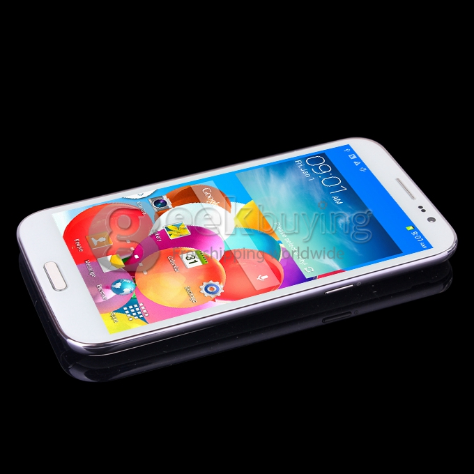 JIAKE V8 MTK6592 Octa Core 1.7GHz 6 Inch Android 4.2 OS Smartphone 2GB RAM 16GB ROM 3G/GPS HD Screen Air Gesture Suspension Window 13.0MP With ROOT Method White