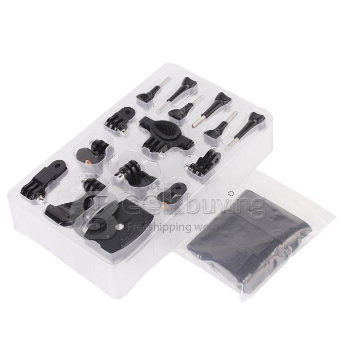 Bicycle Helmet Installation Fitting for Sports DV SJCAM Yi Xiaoyi KEECOO Action Camera