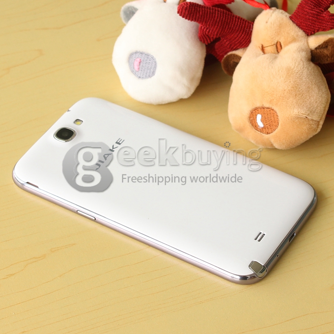 JIAKE V8 MTK6592 Octa Core 1.7GHz 6 Inch Android 4.2 OS Smartphone 2GB RAM 16GB ROM 3G/GPS HD Screen Air Gesture Suspension Window 13.0MP With ROOT Method White