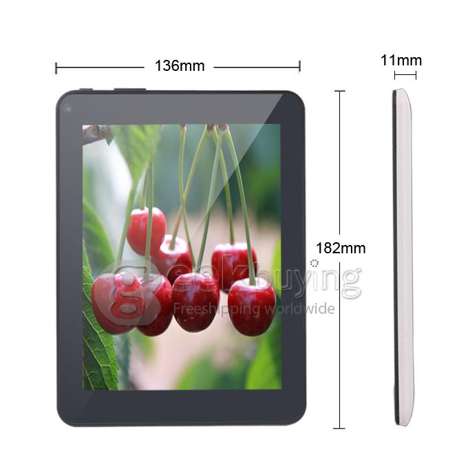 Colorfly CT704 Allwinner A20 1.0GHz 7 inch Tablet PC Android 4.2 Dual Core Capacitive Touch Screen 800*600 512MB/8GB