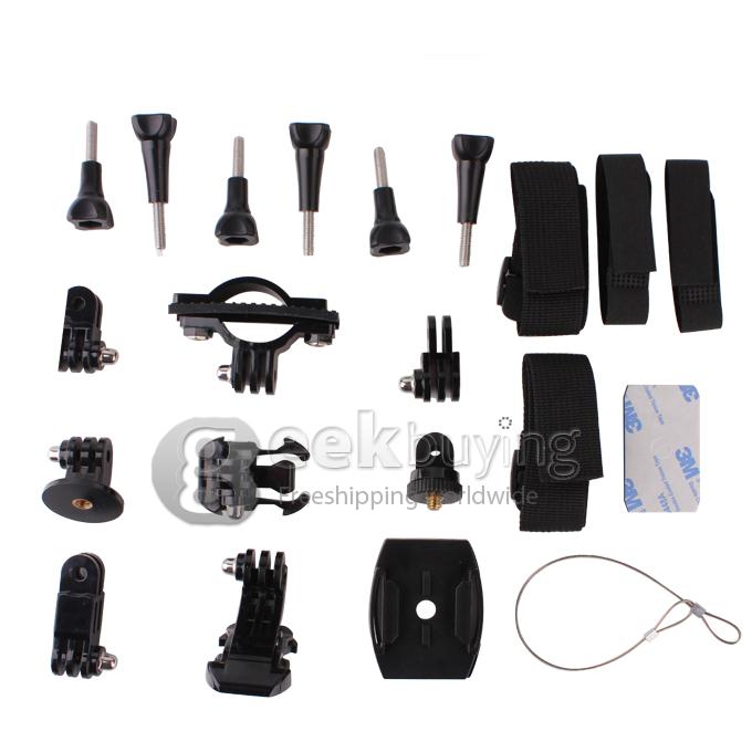 Bicycle Helmet Installation Fitting for Sports DV SJCAM Yi Xiaoyi KEECOO Action Camera