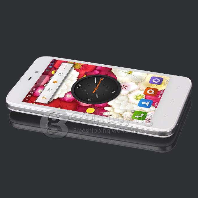 C1000 4.3Inch MTK6572w Dual Core Smartphone Multi-touch Capacitive Screen 512MB+4GB 2.0MP Android 4.2 OS 3G/GPS 