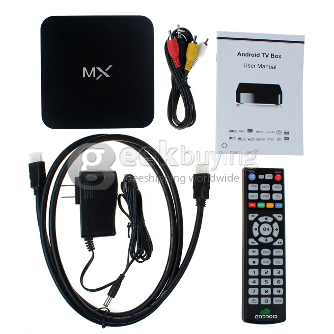E-M6 AML8726-MX Dual Core 1.5GHz Android 4.2 Mini PC TV BOX HDMI HDD Player 1G/8G XBMC Preinstalled SPDIF RJ-45 with IR Remote Control