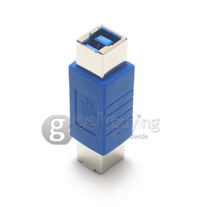 USB 3.0 B Female to B Female Adapter -Blue