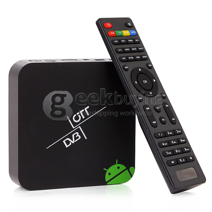 EM6-T2 TV BOX Amlogic AML8726-MX 1G/8G DVB-T2 Android 4.2 OS USB 2.0 - Black