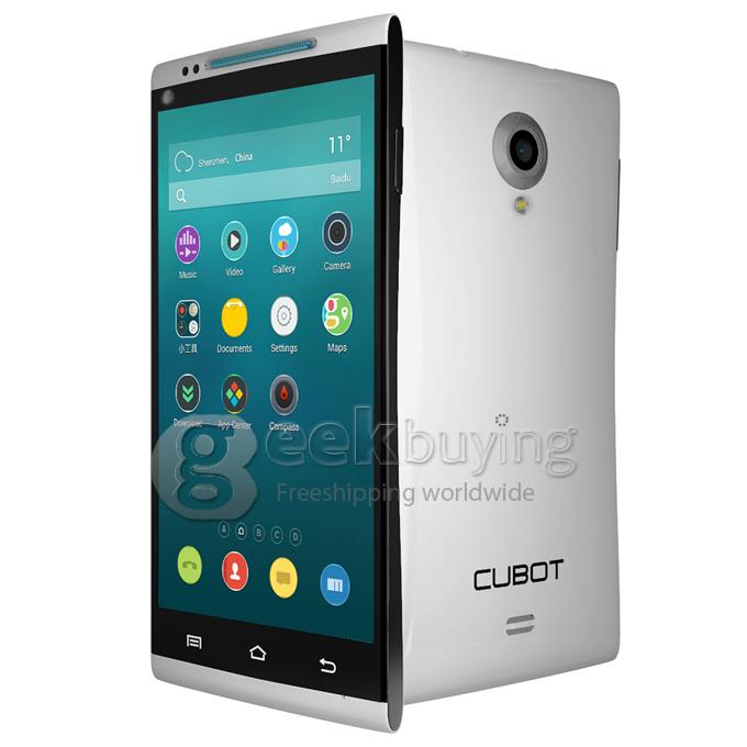 CUBOT X6 MTK6592 Octa Core 1.7GHz 5.0 Inch Android 4.2 OS Smartphone 1GB RAM 16GB ROM OGS Screen White