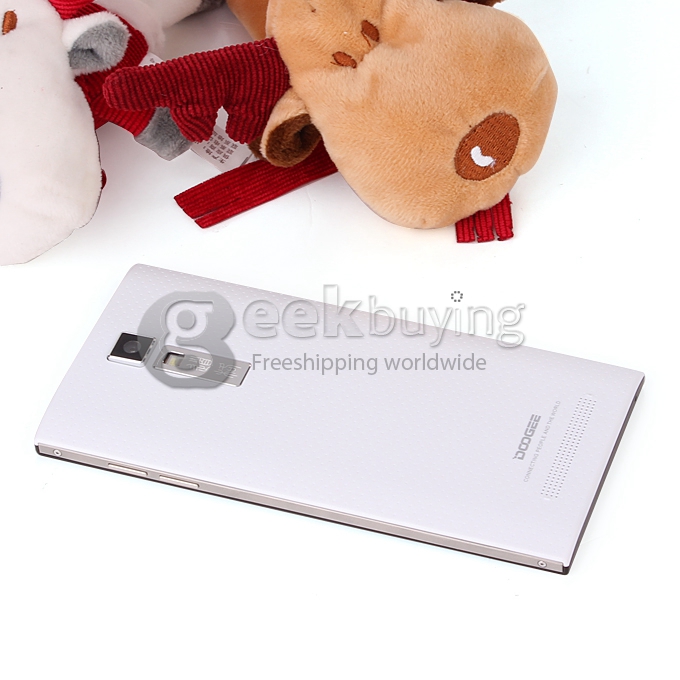 [HK Stock]DOOGEE DG2014 MTK6582 Quad Core 1.3GHz 5.0 Inch Android 4.2 OS Smartphone 1GB RAM 8GB ROM 13.0MP 6.3mm Ultrathin 3G/GPS White