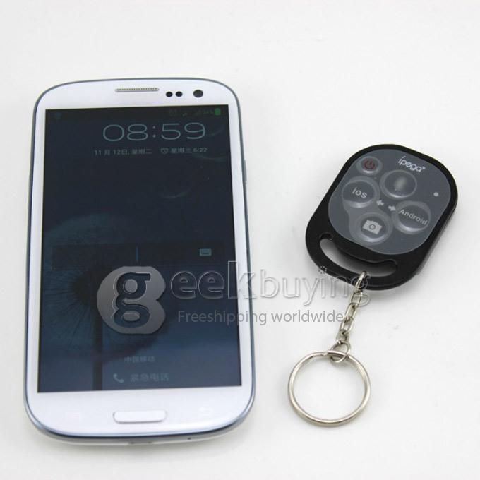 PG-9019 Ipega Bluetooth Remote Control Camera Self-Timer for iPhone 5 5S 5C Samsung Galaxy Note2/3 I9500