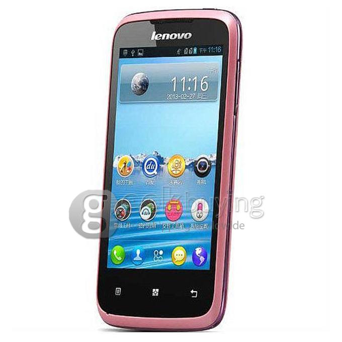 Lenovo A376 4.0Inch SC8825 Dual Core Smartphone WVGA Screen 512MB RAM 4GB ROM 3.2MP Android4.0  Wifi Bluetooth