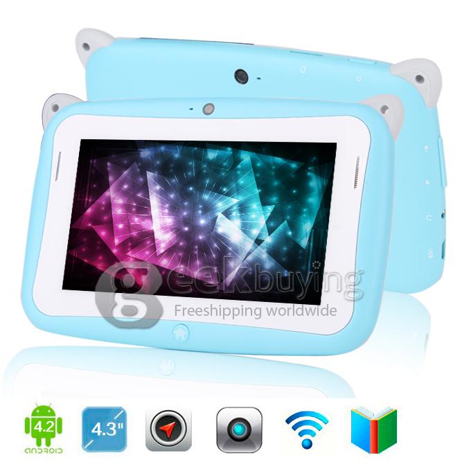 C430 Kids Pad RK2926 1.2GHz 4.3 inch Children's Tablet Android 4.2 Capacitive Touch Screen 480*272 512MB/4GB - Blue