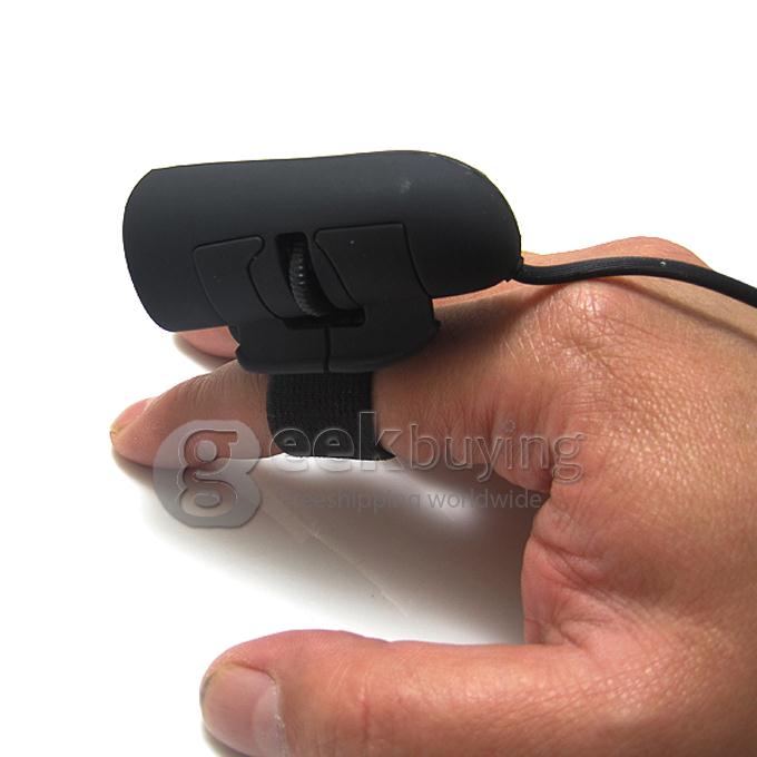 2.4G Wired 3D The Load Of The Rings Optical Mouse For PC Laptop Desktop - Black