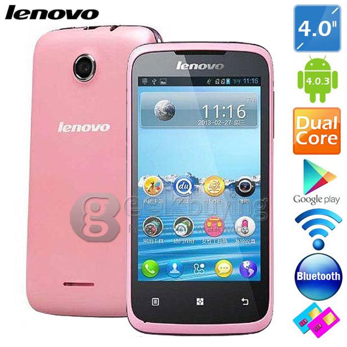 Lenovo A376 4.0Inch SC8825 Dual Core Smartphone WVGA Screen 512MB RAM 4GB ROM 3.2MP Android4.0  Wifi Bluetooth