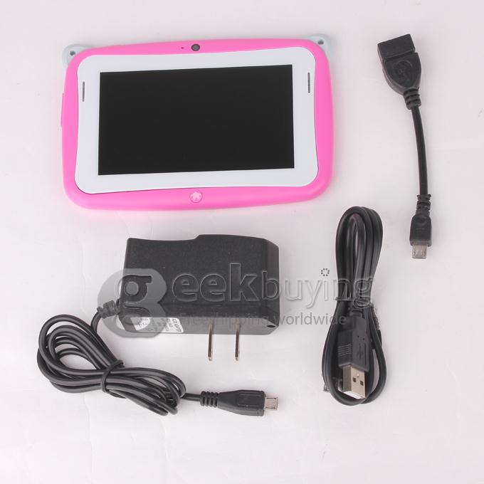 C430 Kids Pad RK2926 4.3 Inch Android 4.2 OS  Children's Tablet PC 512MB RAM 4GB ROM Capacitive Touch Screen 480*272 - Pink