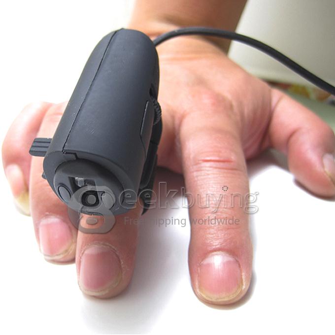 2.4G Wired 3D The Load Of The Rings Optical Mouse For PC Laptop Desktop - Black