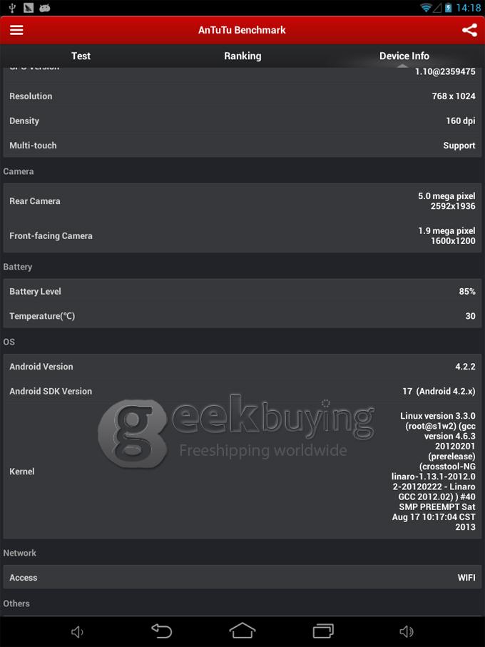 Colorfly U781 Q1 Allwinner A31s 7.85 inch Tablet PC Android 4.2 Quad Core IPS Capacitive Touch Screen 1024*768 1G/16G 