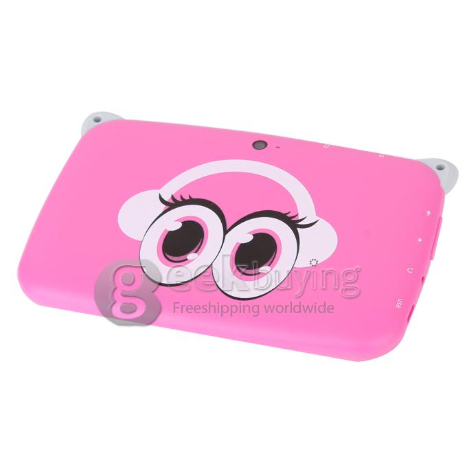 C430 Kids Pad RK2926 4.3 Inch Android 4.2 OS  Children's Tablet PC 512MB RAM 4GB ROM Capacitive Touch Screen 480*272 - Pink