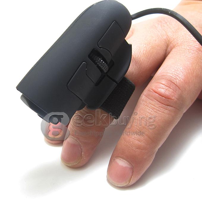 2.4G Wired 3D The Load Of The Rings Optical Mouse For PC Laptop Desktop - Black