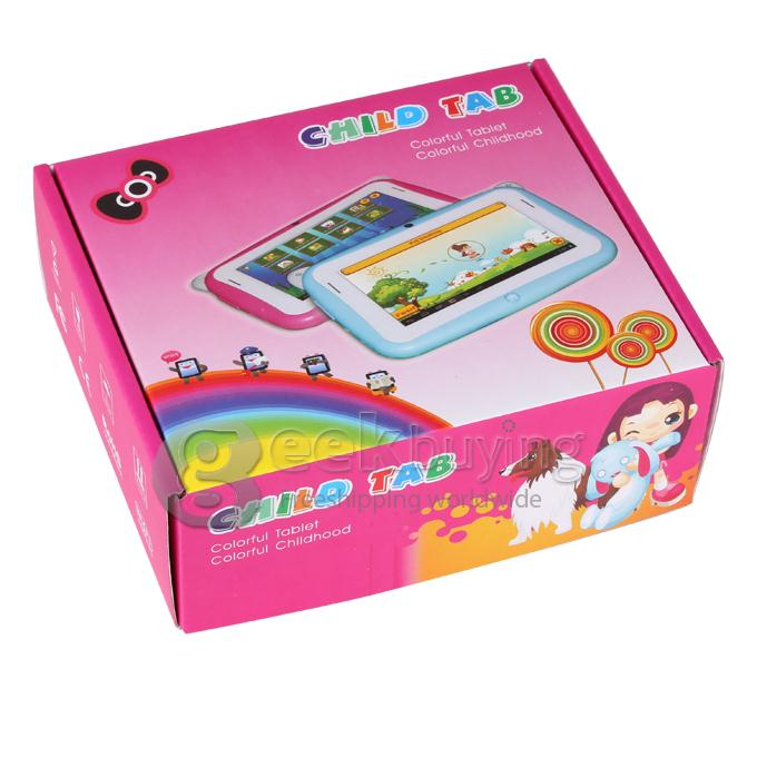 C430 Kids Pad RK2926 4.3 Inch Android 4.2 OS  Children's Tablet PC 512MB RAM 4GB ROM Capacitive Touch Screen 480*272 - Pink
