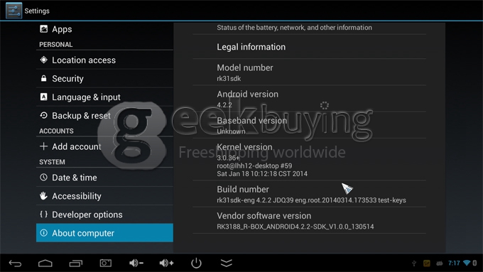[US Stock]US Plug MK809III QC802 RK3188T ARM Cortex-A9 Quad Core Google Android 4.2 Mini PC TV Box 2G/8G Bluetooth XBMC - Black