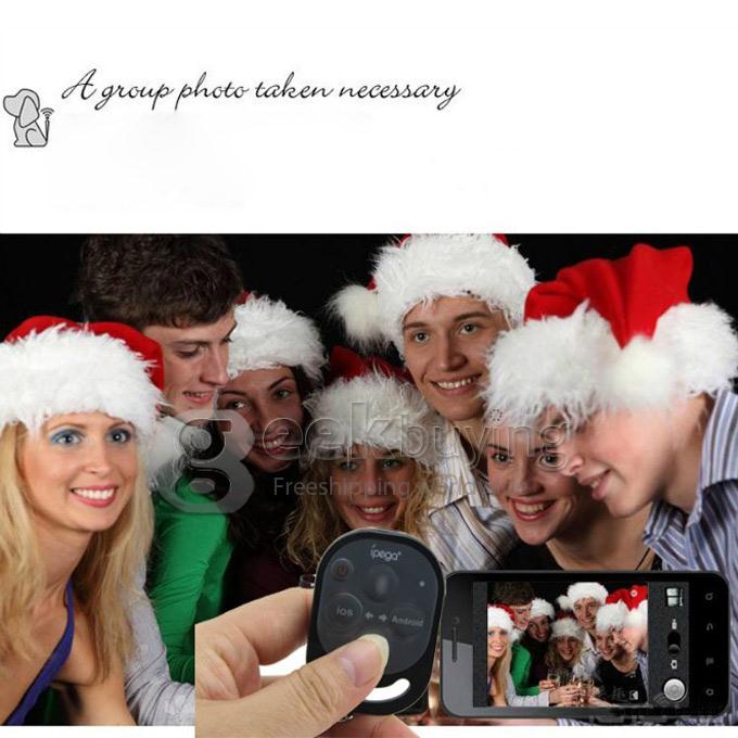 PG-9019 Ipega Bluetooth Remote Control Camera Self-Timer for iPhone 5 5S 5C Samsung Galaxy Note2/3 I9500