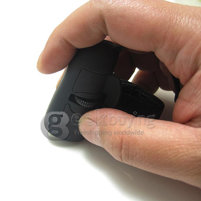 2.4G Wired 3D The Load Of The Rings Optical Mouse For PC Laptop Desktop - Black