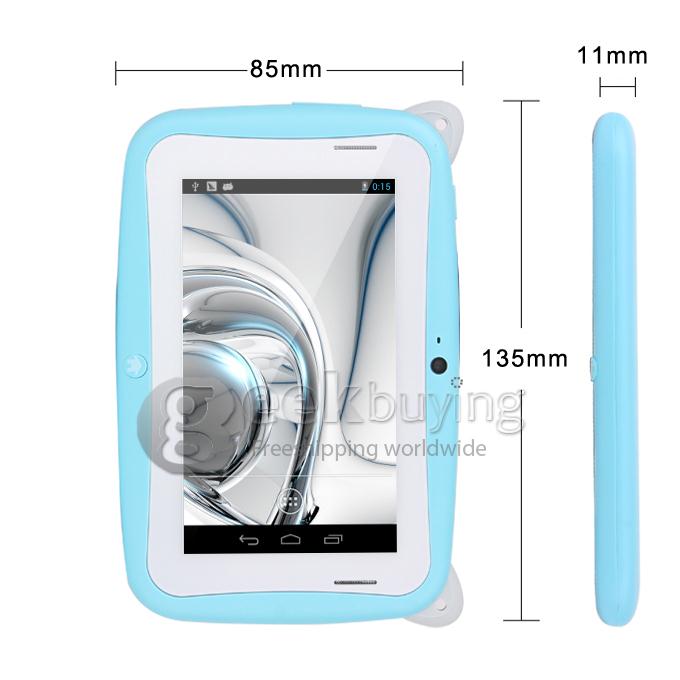 C430 Kids Pad RK2926 1.2GHz 4.3 inch Children's Tablet Android 4.2 Capacitive Touch Screen 480*272 512MB/4GB - Blue