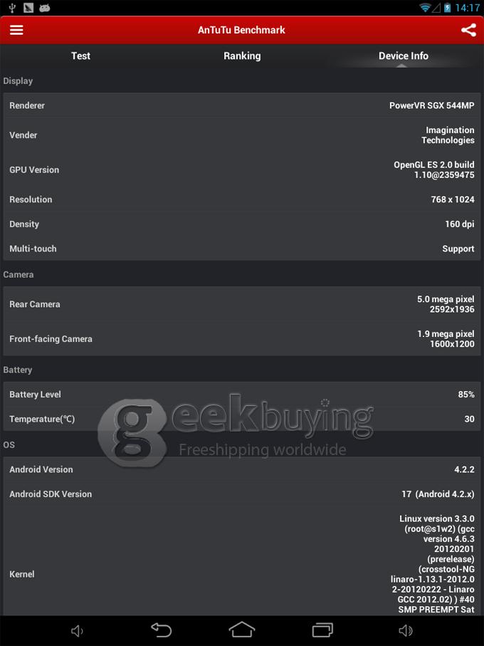 Colorfly U781 Q1 Allwinner A31s 7.85 inch Tablet PC Android 4.2 Quad Core IPS Capacitive Touch Screen 1024*768 1G/16G 