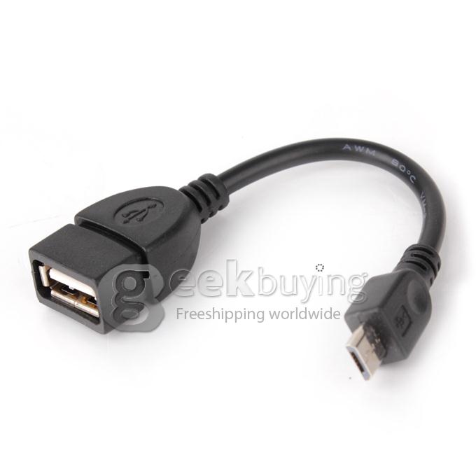 Micro USB OTG Cable for Tablet PC/Mobile Phone