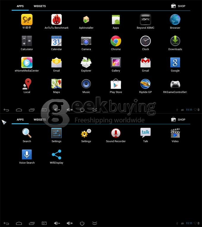 [US Stock]US Plug MK809III QC802 RK3188T ARM Cortex-A9 Quad Core Google Android 4.2 Mini PC TV Box 2G/8G Bluetooth XBMC - Black