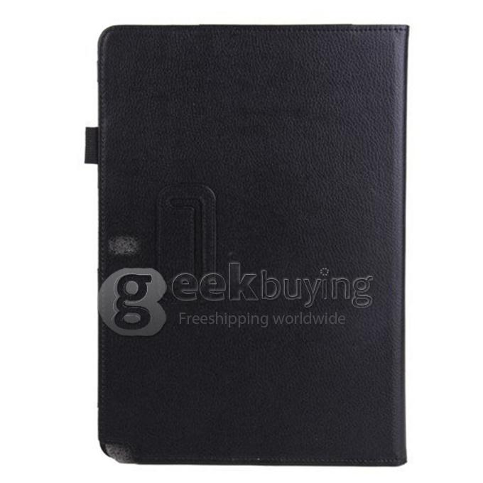 Lichi Pattern Leather Case Cover for Samsung Galaxy Note Pro 12.2 P900 P901 - Black
