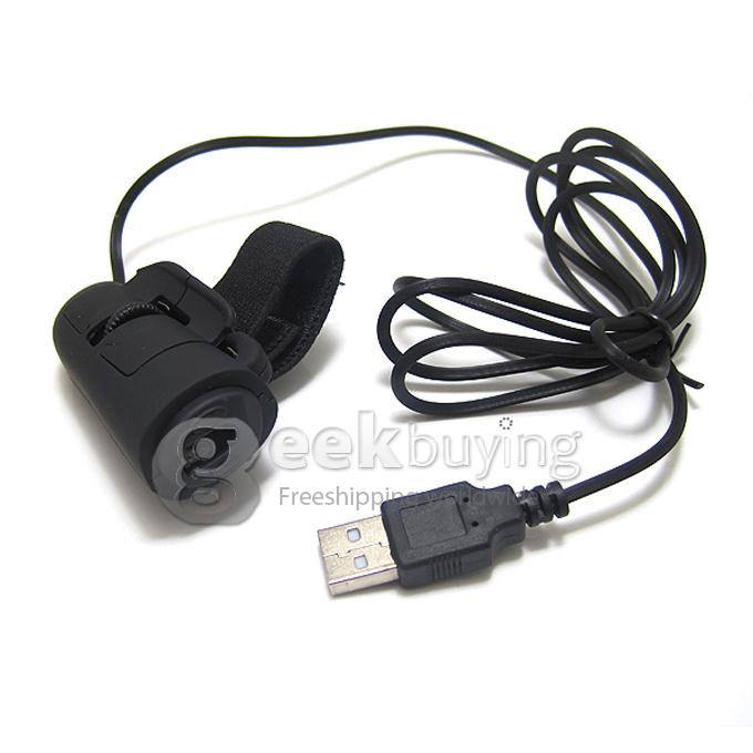 2.4G Wired 3D The Load Of The Rings Optical Mouse For PC Laptop Desktop - Black