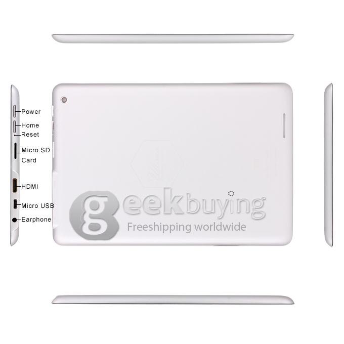 Colorfly U781 Q1 Allwinner A31s 7.85 inch Tablet PC Android 4.2 Quad Core IPS Capacitive Touch Screen 1024*768 1G/16G 