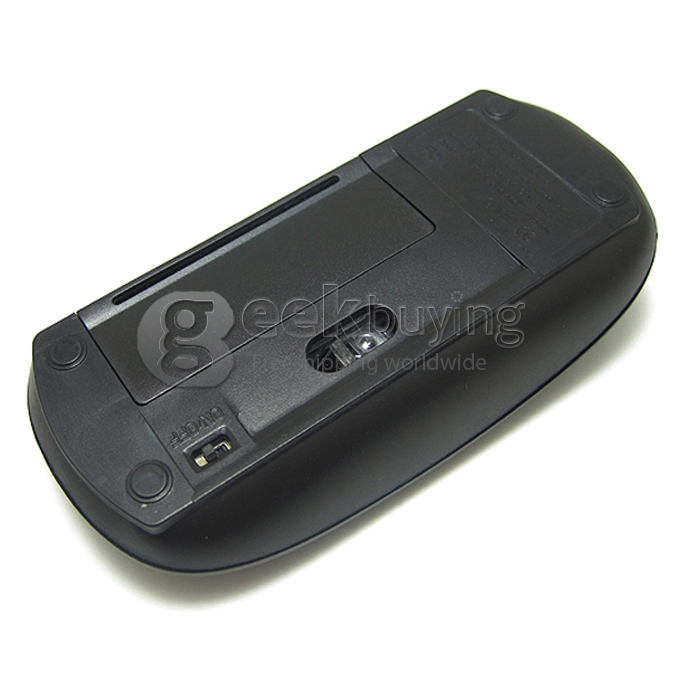 Ultra-Slim USB 2.4GHz Wireless Mouse Suport Mac OS/Windows - Black