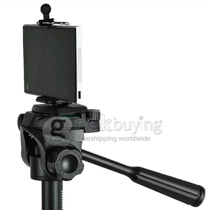 Mobile Cell Phone Tripod Camera Stand Clip Bracket Holder for iPhone Samsung HTC