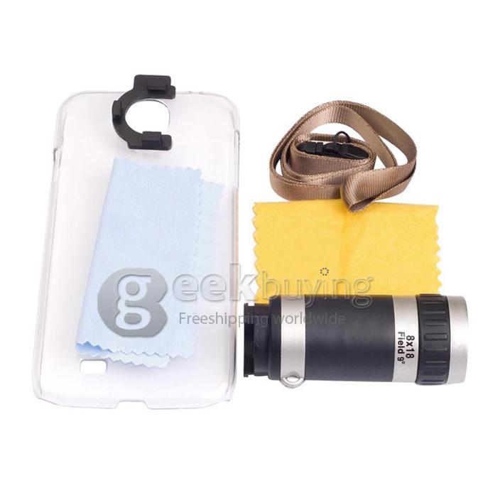 8X Optical Zoom Phone Telescope Lens Case Kit for Samsung Galaxy S5