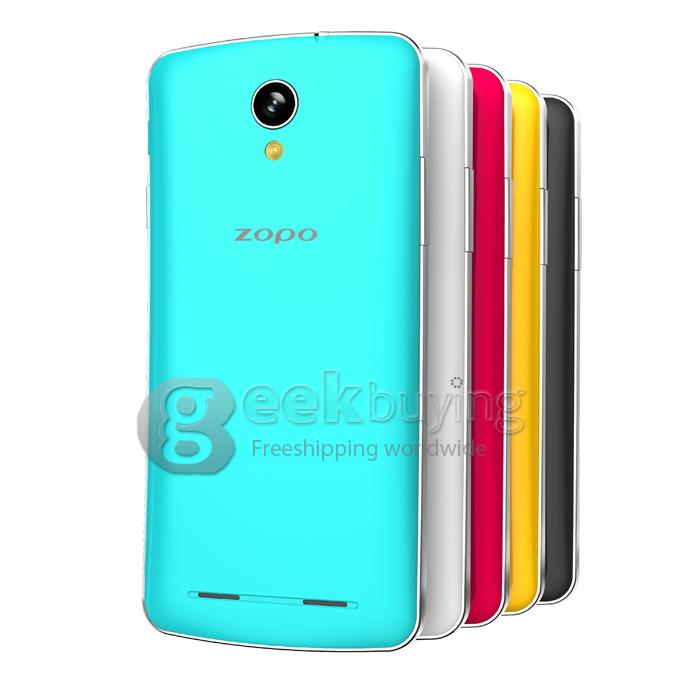 ZOPO ZP580 4.5Inch MTK6572 Dual core Cell Phone IPS QHD Screen 512B RAM 4GB ROM 5.0MP Android 4.2 OS 3G/GPS Black