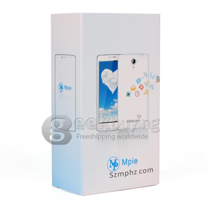 Mpie MP707 MTK6582 Quad Core 1.3GHz 5.0 Inch Android 4.2 OS Smartphone 512MB RAM 4GB ROM 8.0MP 3G/GPS/Air Gesture Black