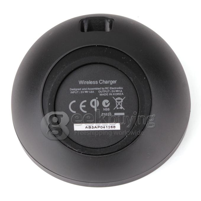 QI Standard Wireless Charger Charging Pad For iphone 5s Nexus 5 7 S4 Note3 Nokia -Black