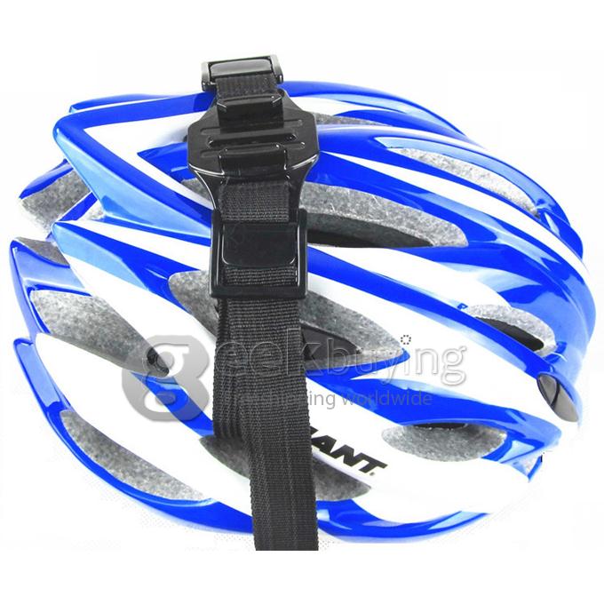 Anti-Skid Helmet Head Strap Belt Mount Camera Fixed Headband for Gopro Hero HD 2 /3 /3+ Sports Cameras - Black