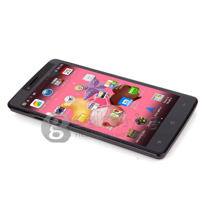 Mpie MP707 MTK6582 Quad Core 1.3GHz 5.0 Inch Android 4.2 OS Smartphone 512MB RAM 4GB ROM 8.0MP 3G/GPS/Air Gesture Black