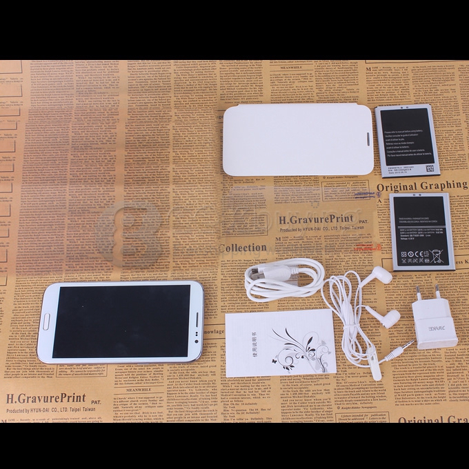 JIAKE V8 MTK6592 Octa Core 1.7GHz 6 Inch Android 4.2 OS Smartphone 2GB RAM 16GB ROM 3G/GPS HD Screen Air Gesture Suspension Window 13.0MP With ROOT Method White