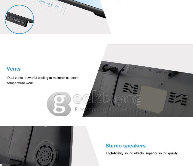 6000B Android 4.0 Rearview Mirror Recorder DVR Full HD 1080P Front 480P Rear camera 4.3