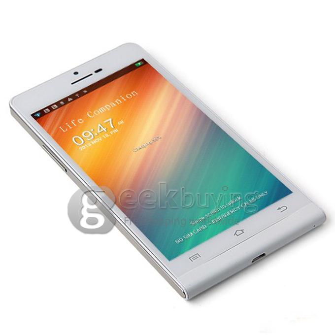 JIAKE P6 5.0Inch OGS Screen MTK6582 Quad Core 1GB 8GB 8.0MP Android 4.2  3G/GPS/Gesture Sensing- White