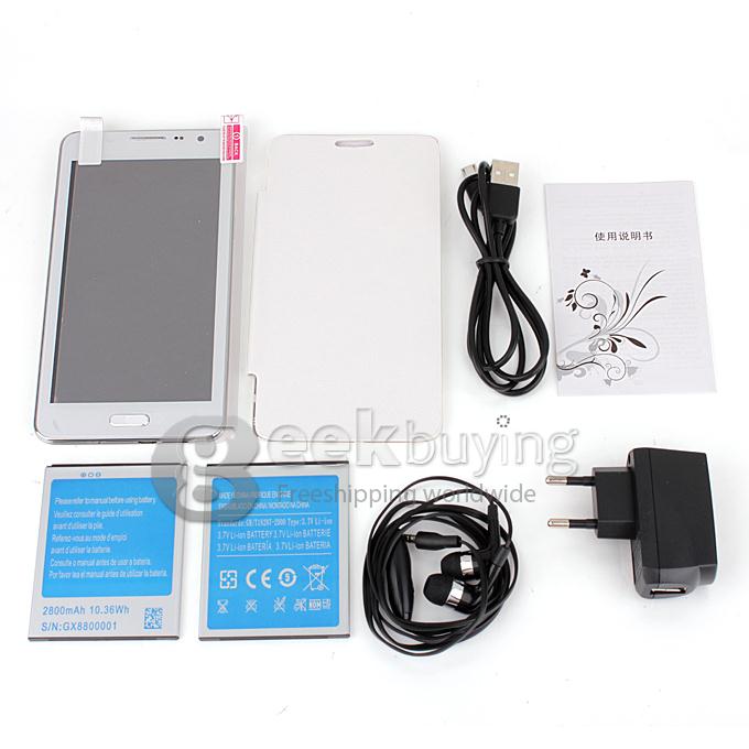 JIAKE N900W 5.3 inch Dual Core MTK6572 1.2GHz 512MB+4GB Android 4.2 3G/GPS- White