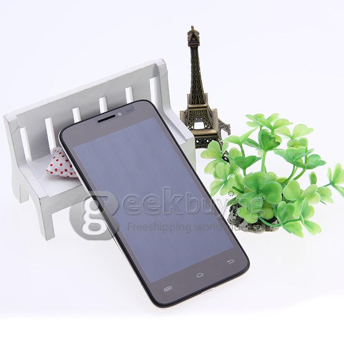 JIAKE V2 MTK6572 Dual Core 1.2GHz 4.5inch Android4.2.2 OS Smartphone 512MB RAM 4GB ROM FWVGA Capacitive Screen 2.0MP 3G GPS - Black