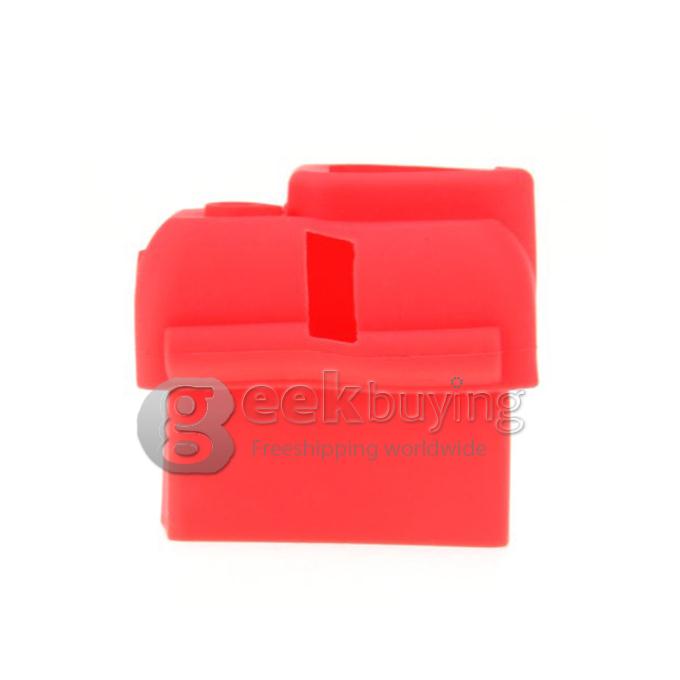 Silicone Protective Dirt-proof Soft Rubber Case Cover Skin for Gopro HD Hero 3+ / 3 Camera (Red)