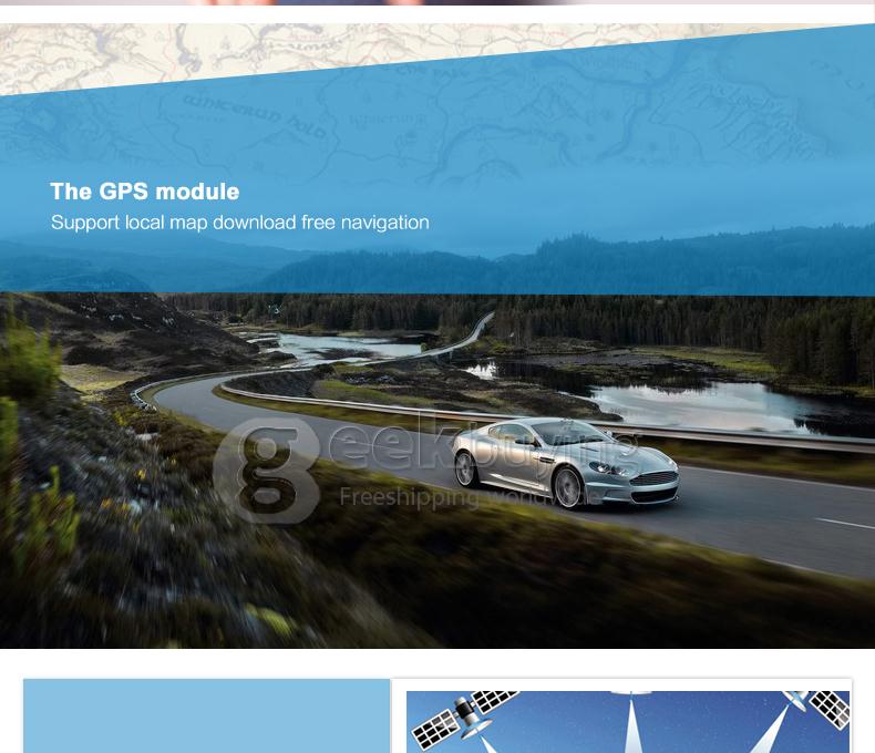 6000B Android 4.0 Rearview Mirror Recorder DVR Full HD 1080P Front 480P Rear camera 4.3