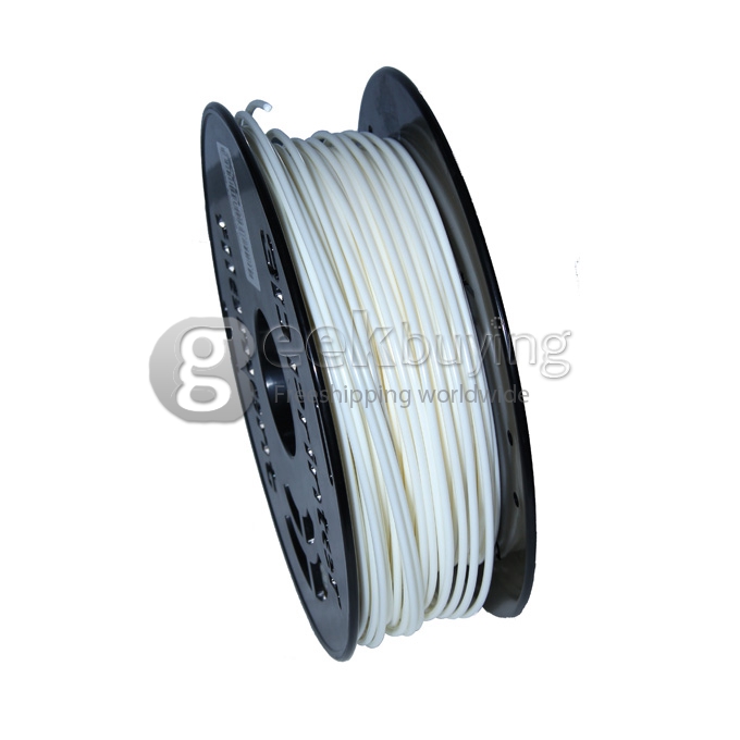 3D Printer Material ABS Filaments Consumables 3mm 1kg Plastic Cable - White